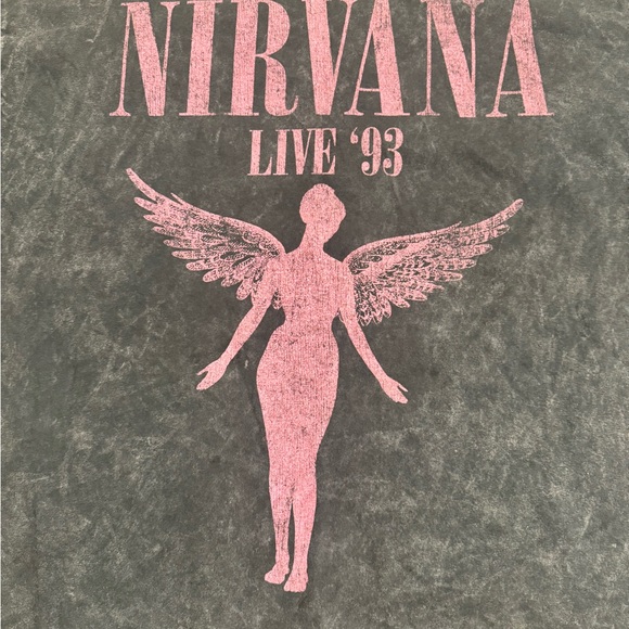 Nirvana Live '93 Black T-Shirt - Picture 4 of 4